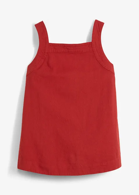 Blusetopp av viskosemiks med knytedetalj bak, bonprix