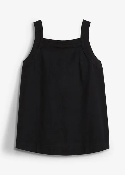 Blusetopp av viskosemiks med knytedetalj bak, bonprix