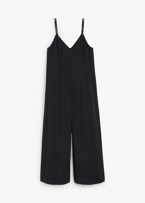 Jumpsuit i viskosemiks med regulerbare stropper, bonprix