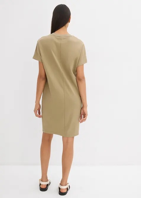 Trikotkjole av ren økologisk bomull, bonprix