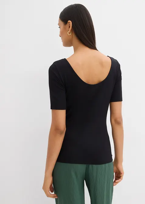 T-skjorte av fin viskose, bonprix