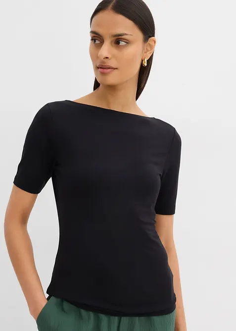 T-skjorte av fin viskose, bonprix