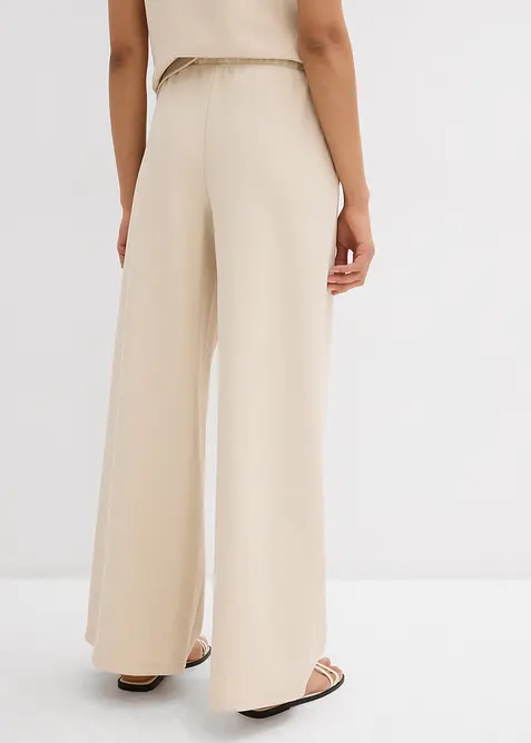 Vid bukse av piké, bonprix