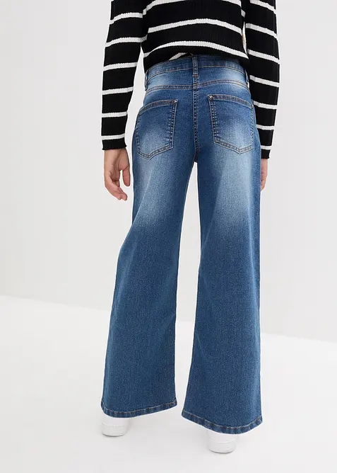 Wide Leg-jeans Mid Waist, bonprix