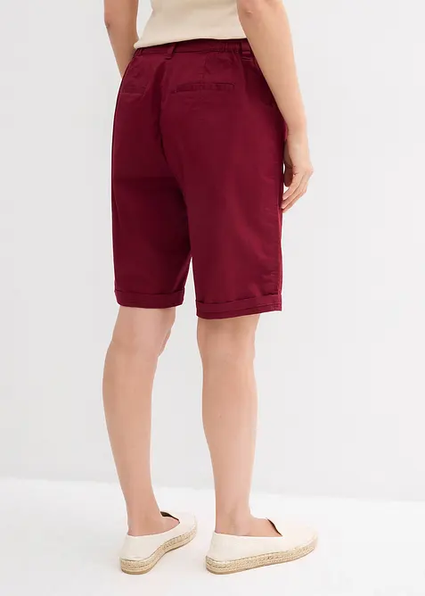 Papertouch-bermudashorts i bomull med komfortlinning, bonprix