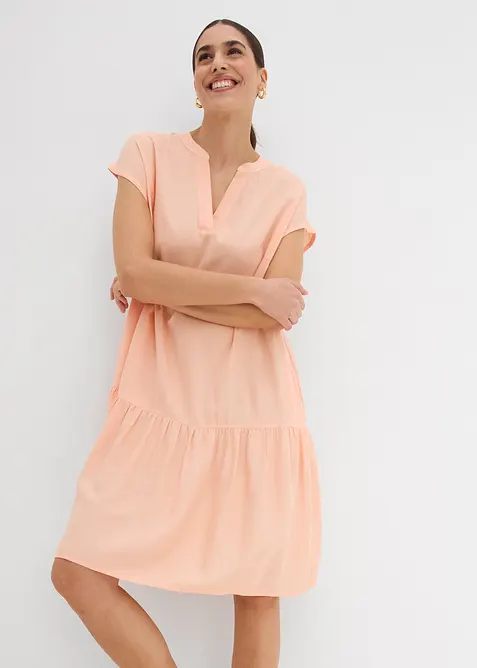 Tunikakjole i lett viskose, bonprix