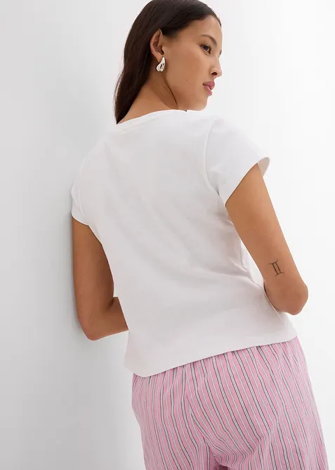 T-skjorte i 100% økologisk bomull, bonprix