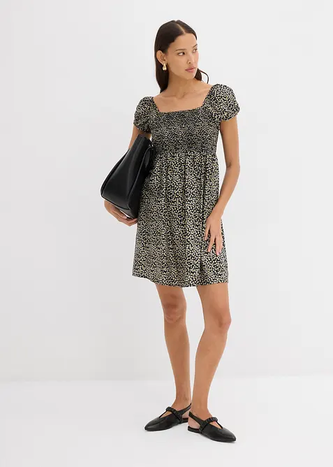 Minikjole i lett viskose, bonprix