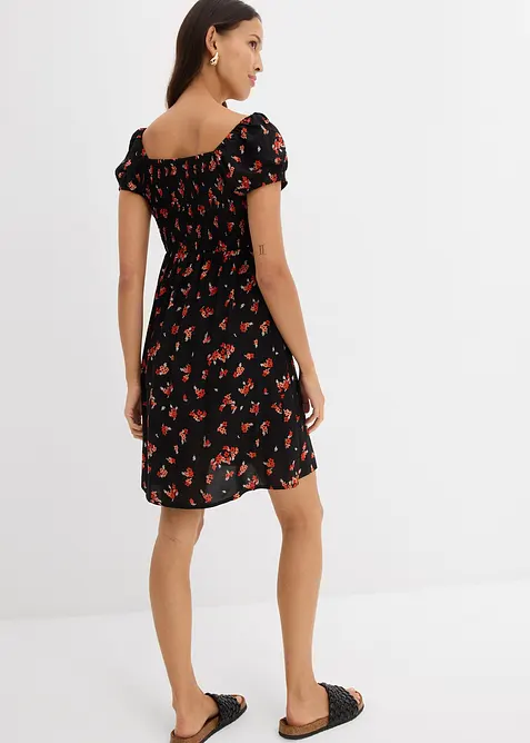 Minikjole i lett viskose, bonprix