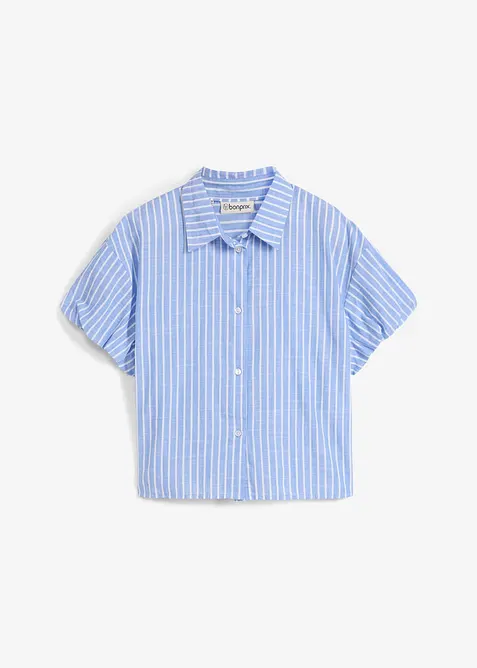 Kortermet bluse av 100% bomull, bonprix