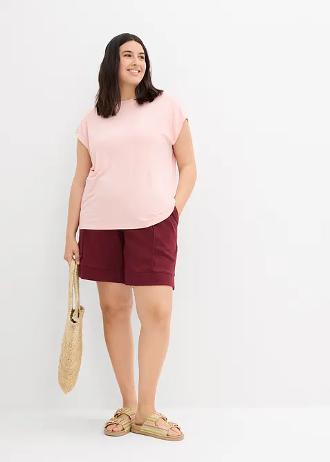 Sweatshorts i bomullsmiks, bonprix