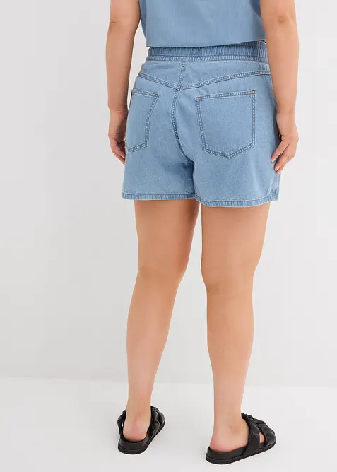 Jeansshorts High Waist, komfortlinning, bonprix