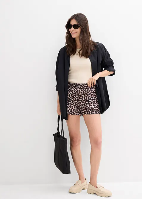 Shorts med elastisk linning, bonprix