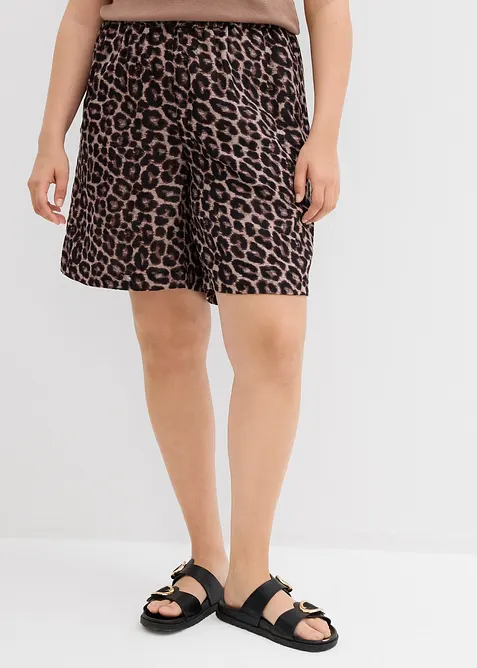 Vid shorts av musselin, bonprix