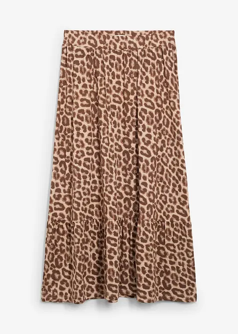 Jerseyskjørt av viskosemiks, bonprix