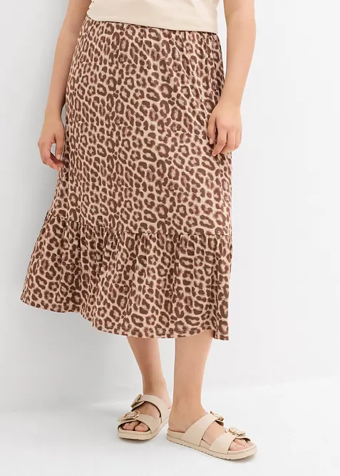 Jerseyskj&oslash;rt av viskosemiks, bonprix