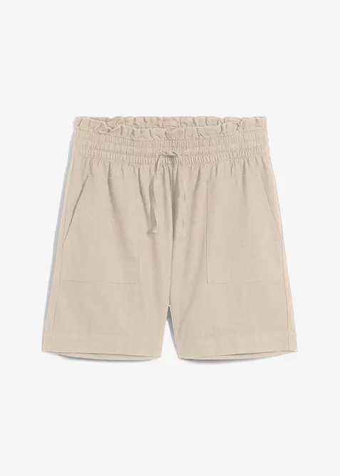 Shorts med lin, bonprix