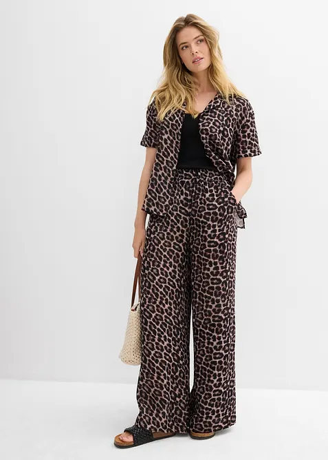 Vid bukse i musselin, bonprix