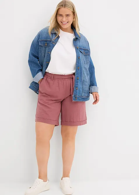 Bermudashorts i paperbag-stil, bonprix