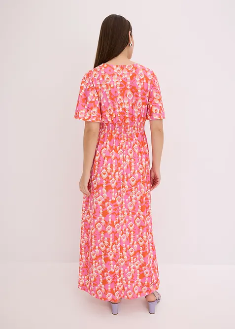 Maxikjole med trykt mønster, bonprix