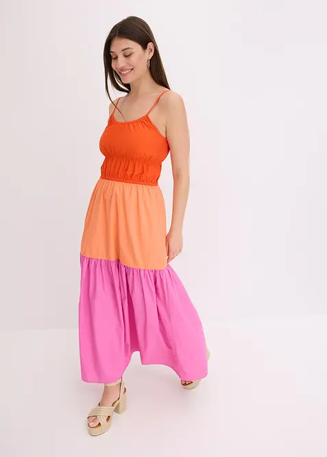 Stroppekjole i 100% bomull, bonprix