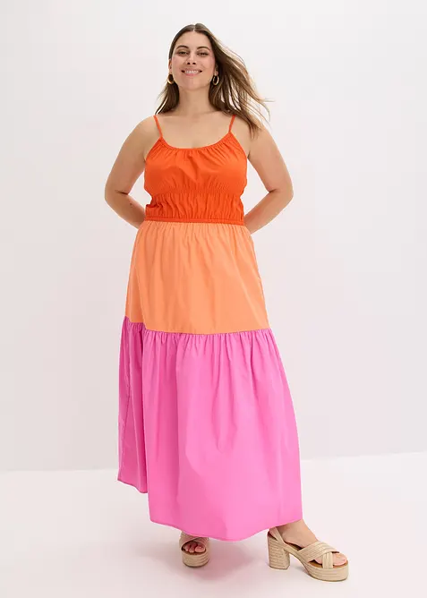 Stroppekjole i 100% bomull, bonprix