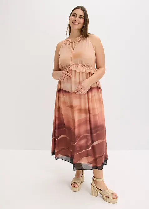 Chiffonkjole, bonprix