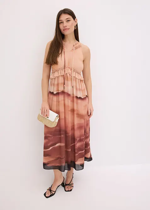 Chiffonkjole, bonprix