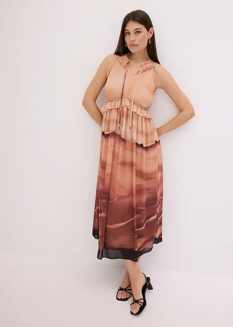 Chiffonkjole, bonprix