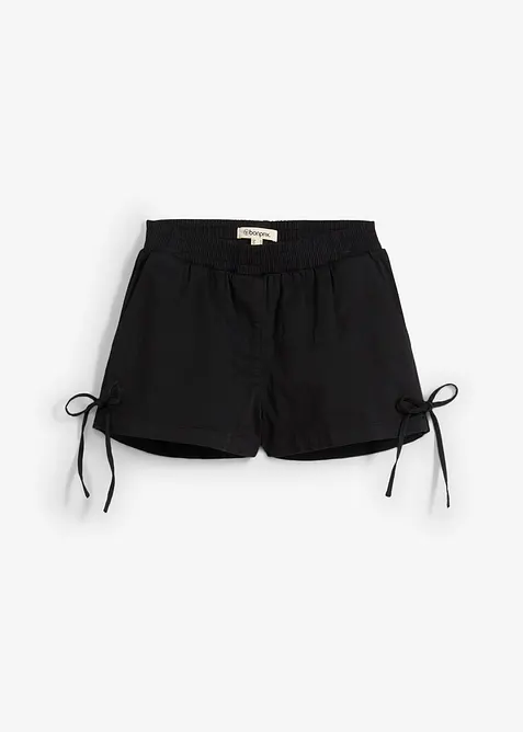 Pull on-shorts i elastisk bomullsmiks, bonprix