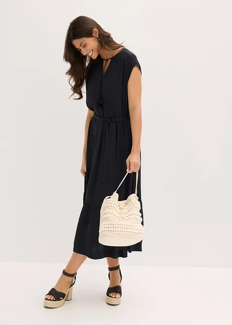 Skjortekjole med pent fall, bonprix