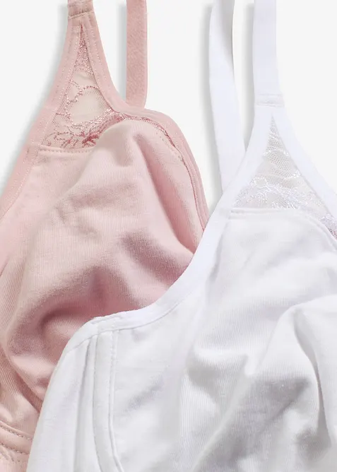 Spile-BH med myk bomull (2-pack), bonprix