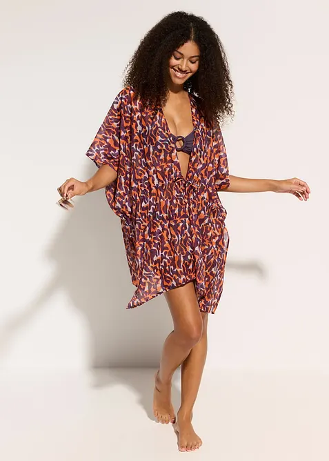 Strandkimono med knyting, bonprix