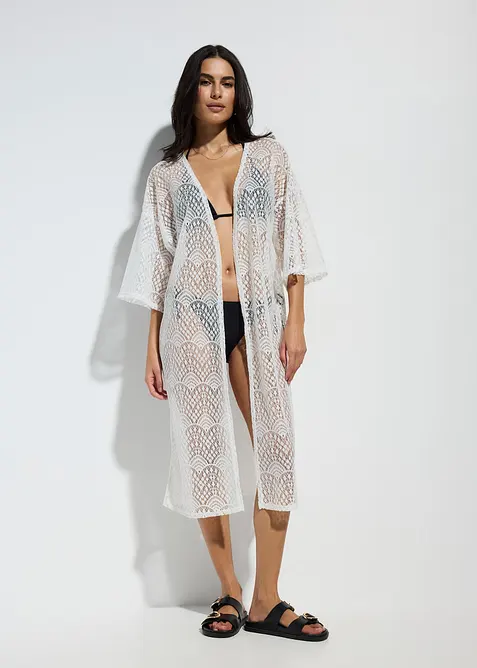 Transparent strandkimono, bonprix