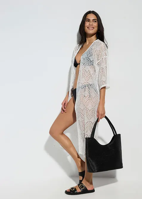 Transparent strandkimono, bonprix