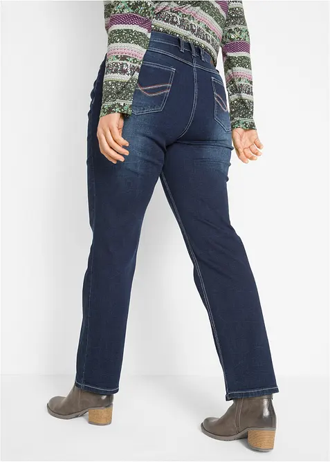 Straight-jeans Mid Waist, Stretch, bonprix