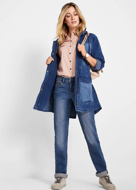 Straight-jeans Mid Waist, Stretch, bonprix