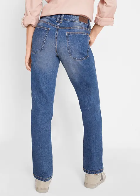 Straight-jeans Mid Waist, Stretch, bonprix