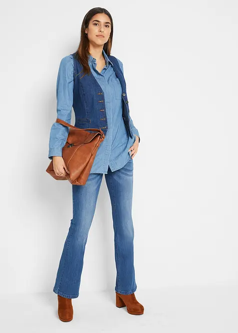 Bootcut-jeans Mid Waist, Stretch, bonprix