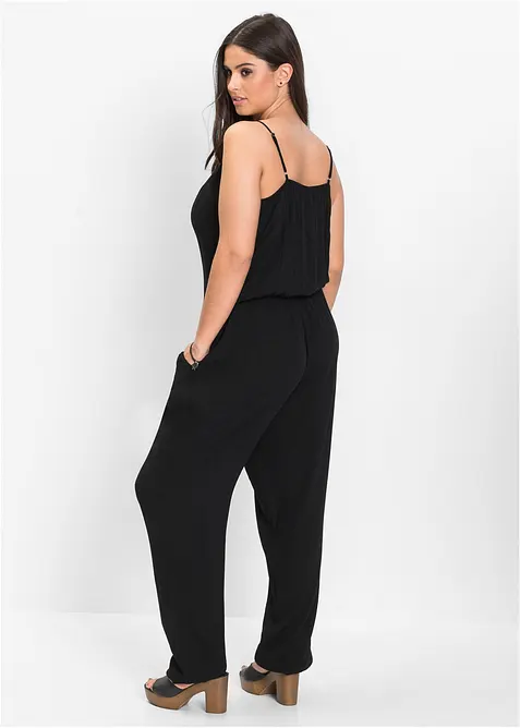 Jumpsuit i strukturert viskose, bonprix