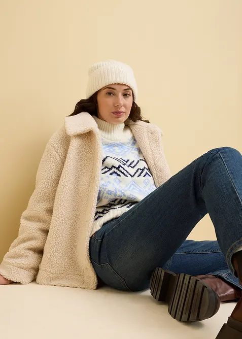 Straight-jeans Mid Waist, Stretch, bonprix