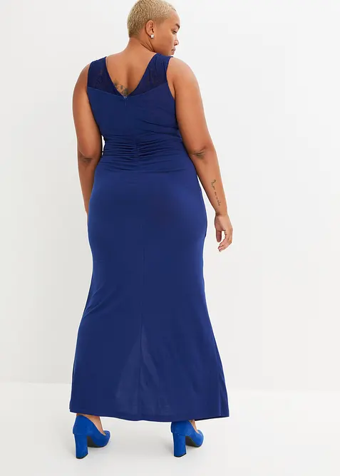 Maxikjole med blonder, bonprix