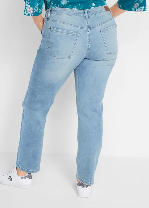 Straight-jeans Mid Waist, Stretch, bonprix