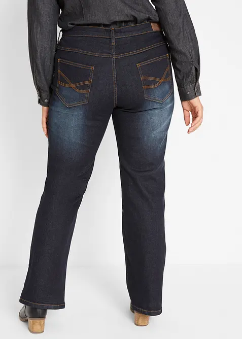 Bootcut-jeans Mid Waist, formende, bonprix
