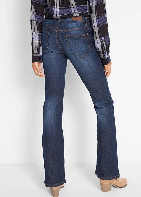 Bootcut-jeans Mid Waist, Komfort-Stretch, bonprix