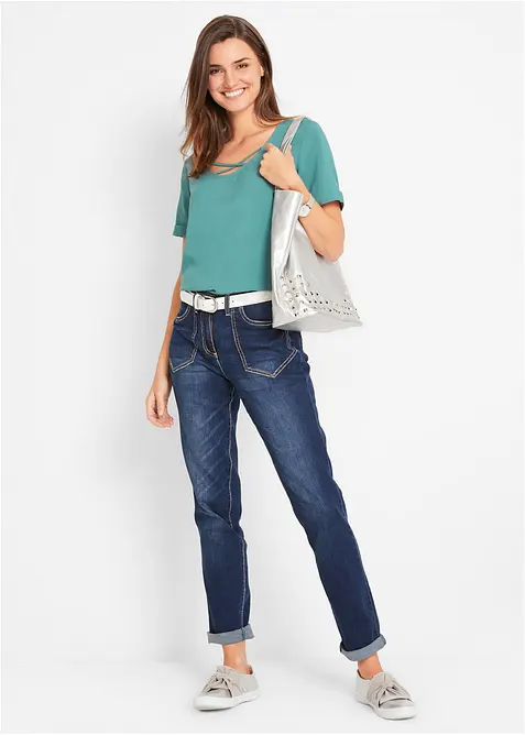 Straight Fit-jeans High Waist, Stretch, bonprix