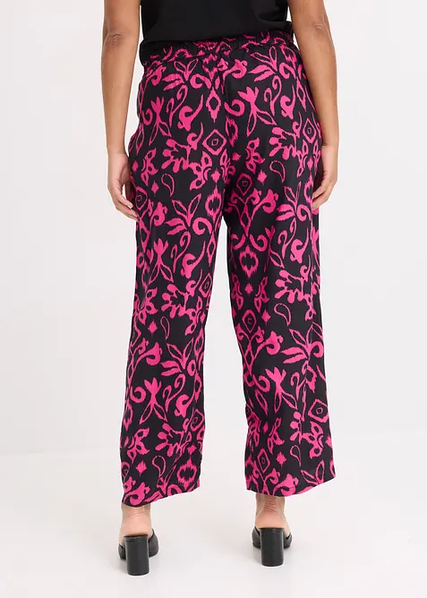 Vid bukse i lett viskose, bonprix