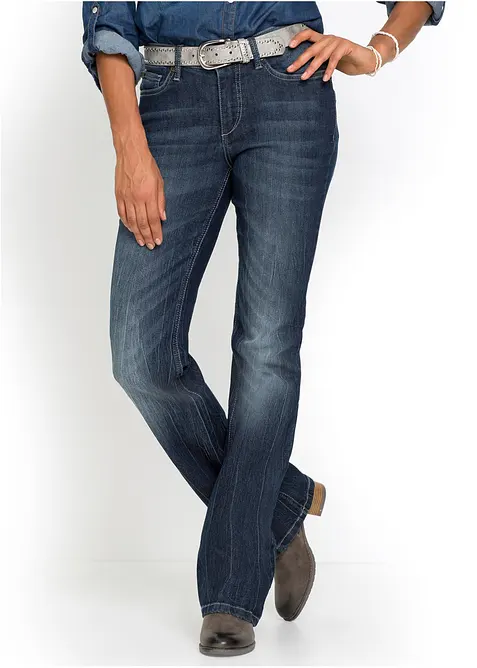 Bootcut-jeans High Waist, Komfort-Stretch, bonprix