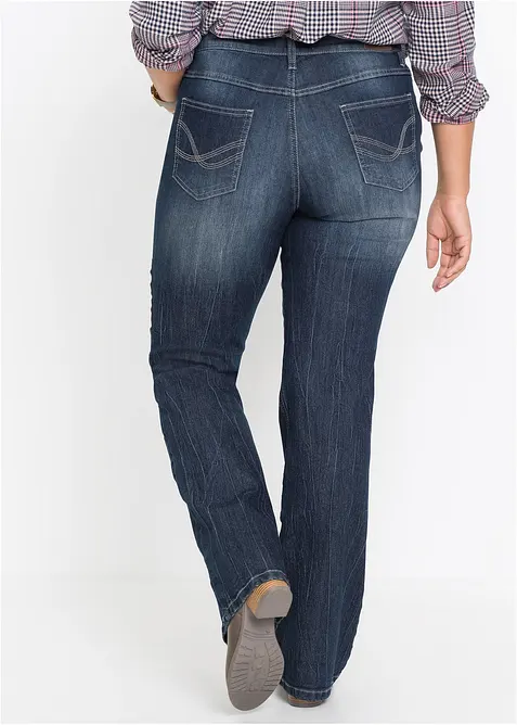 Bootcut-jeans High Waist, Komfort-Stretch, bonprix