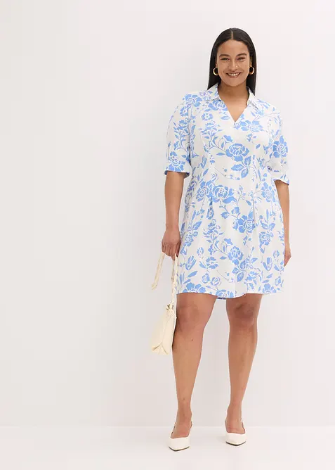 Skjortekjole i lett viskose, bonprix